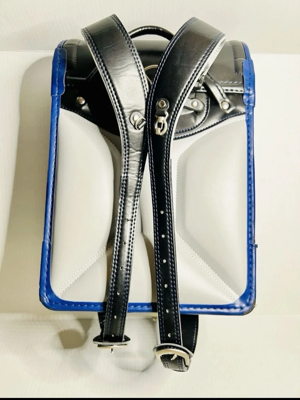 Japanese School Bag Blue/Black/white Backpack Japanese School ( Randoseru Style)